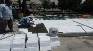 احداث سکو در پایانه سه راه خرمشهر
