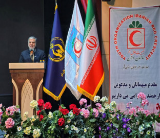 اعضای هلال‌احمر فرشتگان زمینی در صحنه‌های بحران هستند