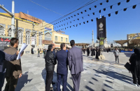 بازدید مشترک مدیران شهری از محدوده اطراف حرم مطهر