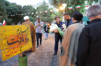 آیین افتتاح المان شهید گمنام در بوستان لاله قم برگزار شد