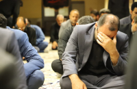 آئین عزاداری هیئت سید الشهدا(ع) کارکنان شهرداری قم برگزار شد