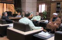 دیدار فرمانده انتظامی استان با شهردار قم 