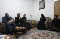 دیدار شهردار قم با خانواده شهدای حمله متجاوزانه رژیم صهیونیستی