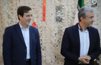 نواختن زنگ اول مهر در دبیرستان شهید قدوسی با حضور شهردار قم