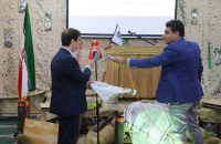 نواختن زنگ اول مهر در دبیرستان شهید قدوسی با حضور شهردار قم