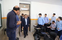 نواختن زنگ اول مهر در دبیرستان شهید قدوسی با حضور شهردار قم
