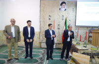 نواختن زنگ اول مهر در دبیرستان شهید قدوسی با حضور شهردار قم