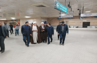 نمایندگان مجلس از پروژه متروی قم بازدید کردند 