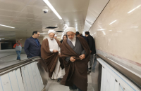 نمایندگان مجلس از پروژه متروی قم بازدید کردند 