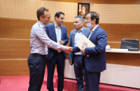 تقدیر شهردار قم از آتش نشان فداکار قمی 