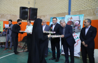 حضور سرپرست شهرداری قم در زنگ سپاس معلم 