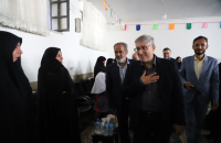 حضور سرپرست شهرداری قم در زنگ سپاس معلم 