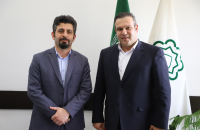 دیدار سرپرست اتحادیه حمل و نقل مسافر شهری کشور با معاون حمل و نقل و ترافیک شهرداری قم 