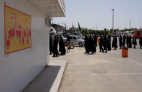 خدمات‌رسانی شهرداری قم در سالگرد ارتحال امام راحل(ره) در پارکسوار شمالی