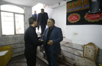 دیدار شهردار قم با خانواده شهید معارفوند 