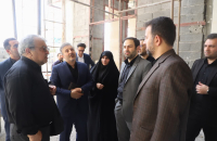 بازدید کمیسیون عمران و حمل و نقل شورای اسلامی شهر قم از پروژه‌های عمرانی