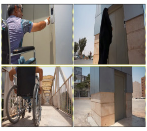 پل عابر پیاده ابتدای صفاشهر به آسانسور مجهز شد 
