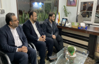 بازدید معاون استاندار از ستاد تسهیلات و راهنمای زائرین منطقه ۴ شهرداری قم