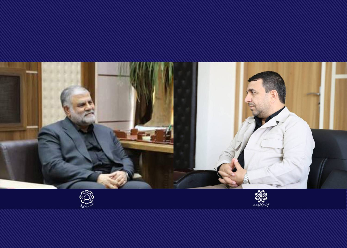 دیدار دبیرکل مجمع شهرداران کلانشهرهای ایران با شهردار قم