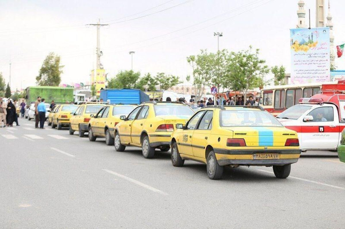 برخورد با رانندگان تاکسی خطی 