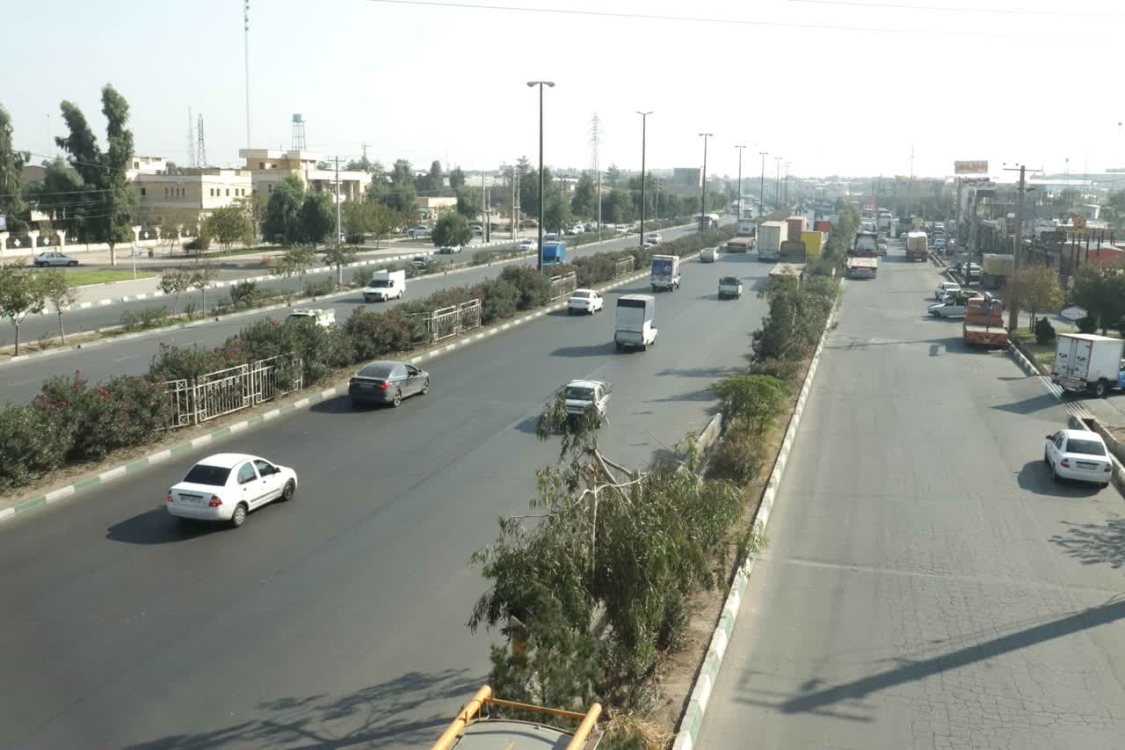اجرای پروژه‌های مختلف ترافیکی در بلوار شهید خداکرم/از نصب دوربین‌های ثبت تخلفات تا احداث کمربندی جدید